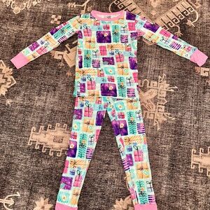 Christmas Colorful Kids Pajamas Set